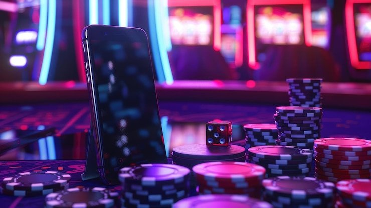Pengguna menikmati permainan togel online di perangkat mobile Android dengan interface sederhana